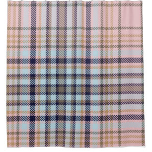 Colourful Plaid textured seamless patternabstract, Shower Curtain