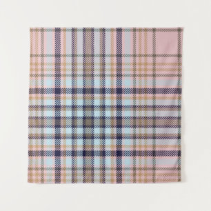 Colourful Plaid textured seamless patternabstract, Tapestry
