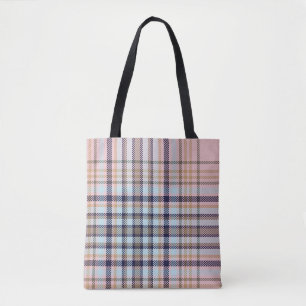 Colourful Plaid textured seamless patternabstract, Tote Bag