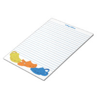 Colourful Plastic Shoes Personalised Writing Paper