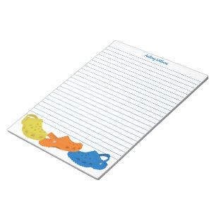 Colourful Plastic Shoes Personalised Writing Paper Notepad