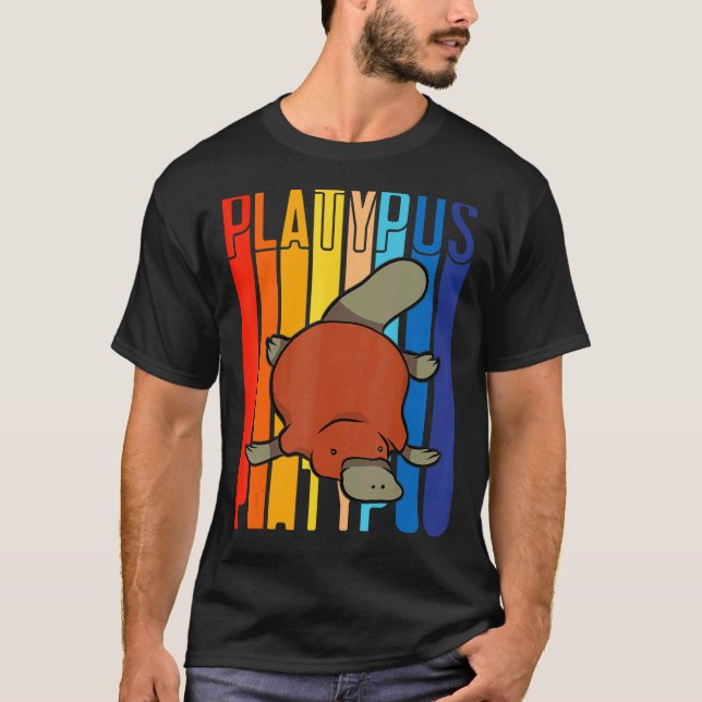 Colourful Platypus T-Shirt (Front)