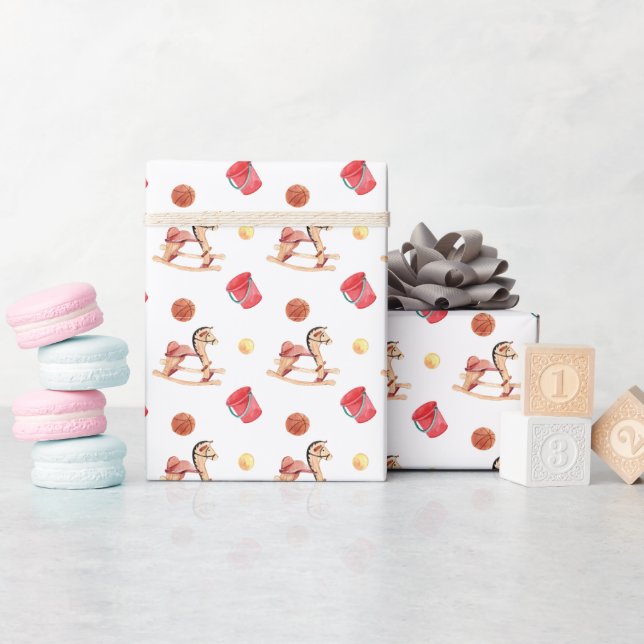 Colourful Playground  Wrapping Paper (Baby Shower)