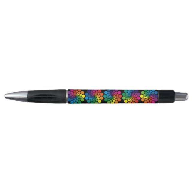 Colourful Points & Circle Pattern + your backgroun (Front)