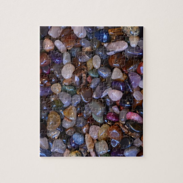 Colourful polished rocks jigsaw puzzle (Vertical)