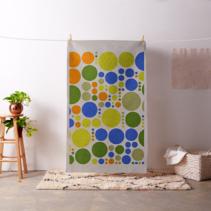 Colourful Polka Dot Circles Pattern #15 Fabric