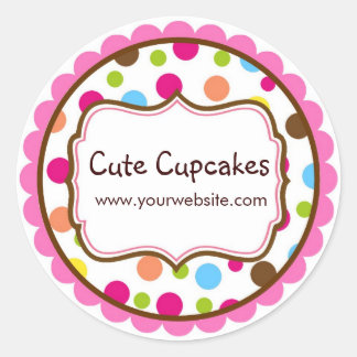 Colourful Polka Dot Stickers