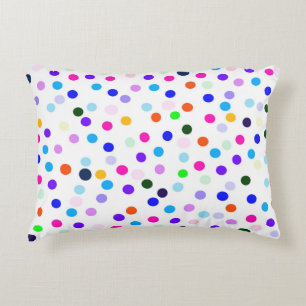 Colourful Polka Dots Accent Pillow