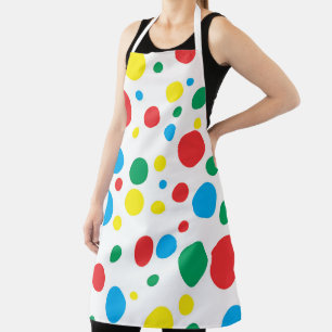 Colourful Polka Dots Apron; Choose Size Apron