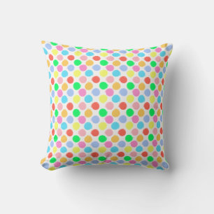 Colourful Polka Dots Cushion