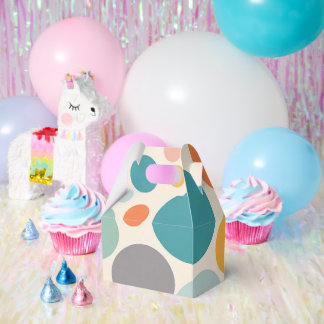 Colourful Polka Dots Favour Box