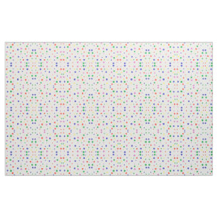 Colourful Polka Dots Geometric Pattern Fabric