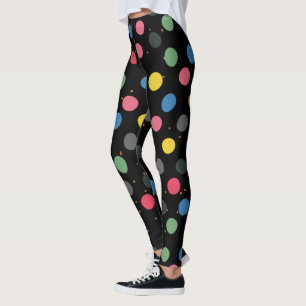 Colourful Polka Dots Leggings