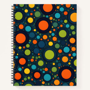 Colourful Polka Dots Notebook