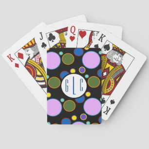 Colourful Polka Dots Playing Cards