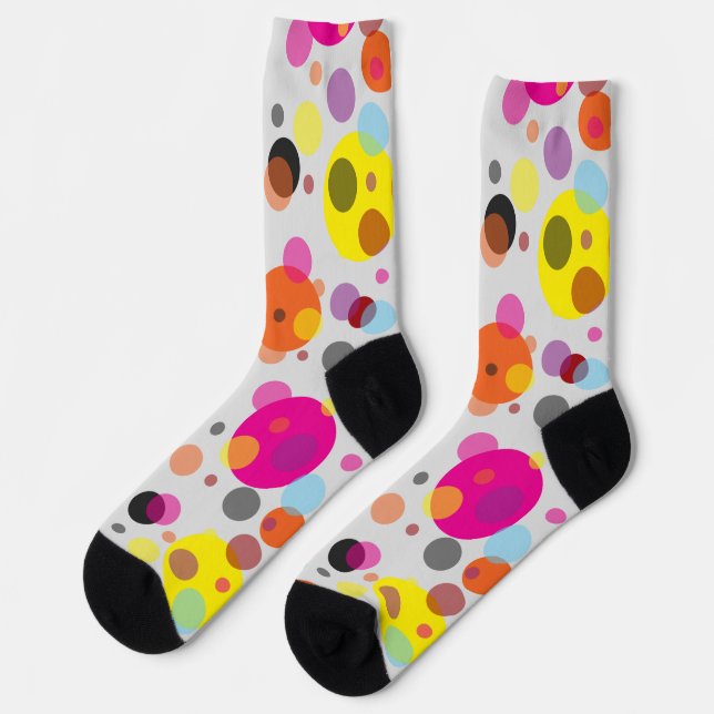 Colourful Polka Dots Socks (Left)