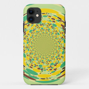 Colourful Polka dots swirl seamless iPhone 11 Case
