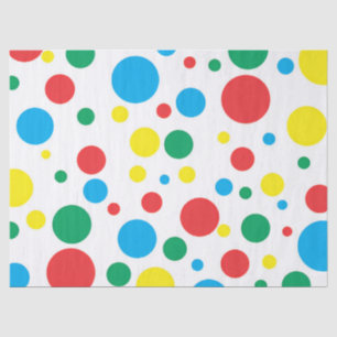Colourful Polka Dots Tissue Gift Paper