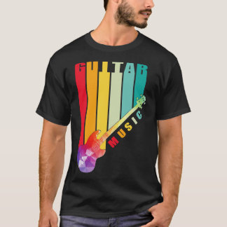 Colourful polygonal Electric guitar T-Shirt