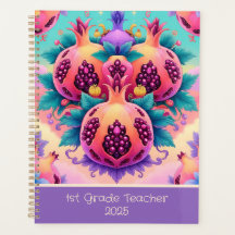 Colourful pomegranate for 1st grade 2026 custom