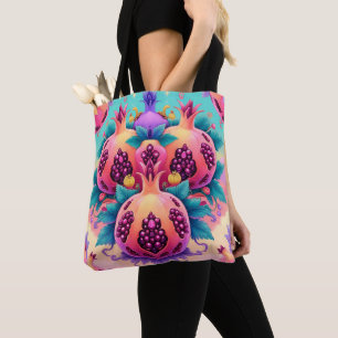 Colourful Pomegranate Tote Bag