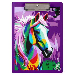 Colourful Pony Clipboard