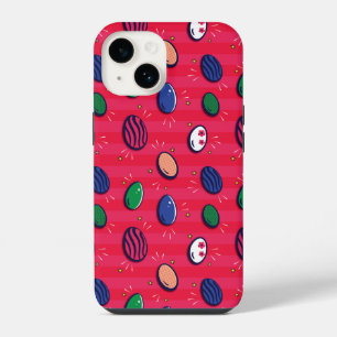 Colourful Pop Art Easter Eggs Pattern iPhone 14 Case