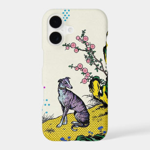 Colourful Pop Art Greyhound Asian Nature
