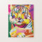 Colourful Pop Art Tiger Portrait