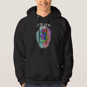 Colourful Pop Portrait Chow Chow Dog Dad Father's Hoodie
