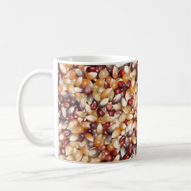 Colourful Popcorn Kernels Mug (Left)