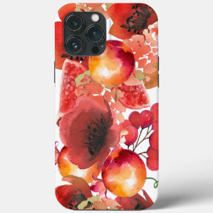 Colourful Poppies, Fruit and Berries iPhone 13 Pro Max Case