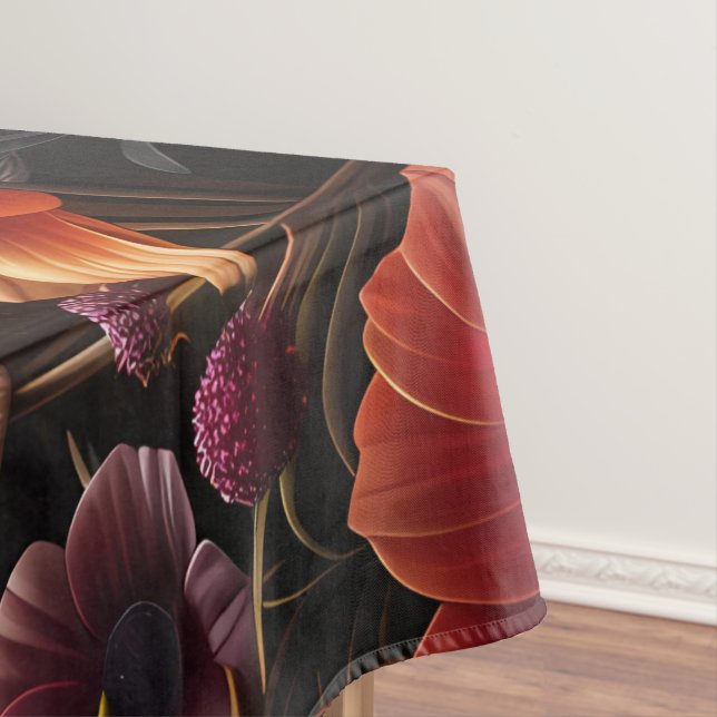 Colourful Poppies Tablecloth (In Situ)