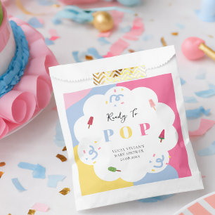 Colourful Popsicle Ready to Pop Baby Shower Favour Bag