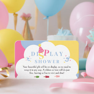 Colourful Popsicle Ready to Pop Display Shower Enclosure Card