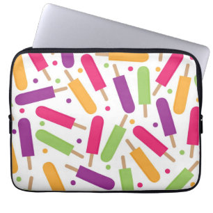 Colourful Popsicles Summer Pattern Laptop Sleeve