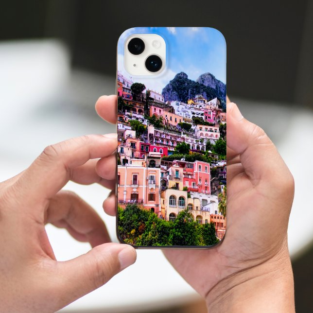 Colourful Positano, Italy  Case-Mate iPhone Case (Bring a bit of Amafli Coast with you on this colorful iphone case.)