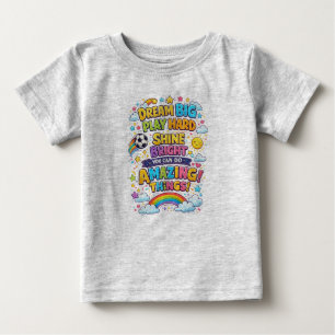 Colourful Positive Cartoon Children Design Baby T-Shirt
