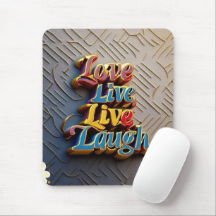 "Colourful Positive Energy Designs" Mouse Pad