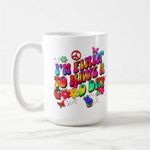 Colourful Positive Vibes Motivational for Her Coffee Mug