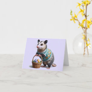Colourful Possum Downloadable Easter Card