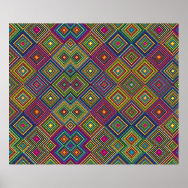 colourful poster design features a vibrant rainbow (Front)