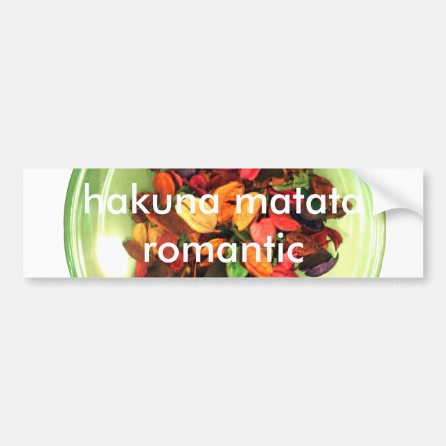 Colourful Potpourri: A Scent-sational Display Bumper Sticker (Front)