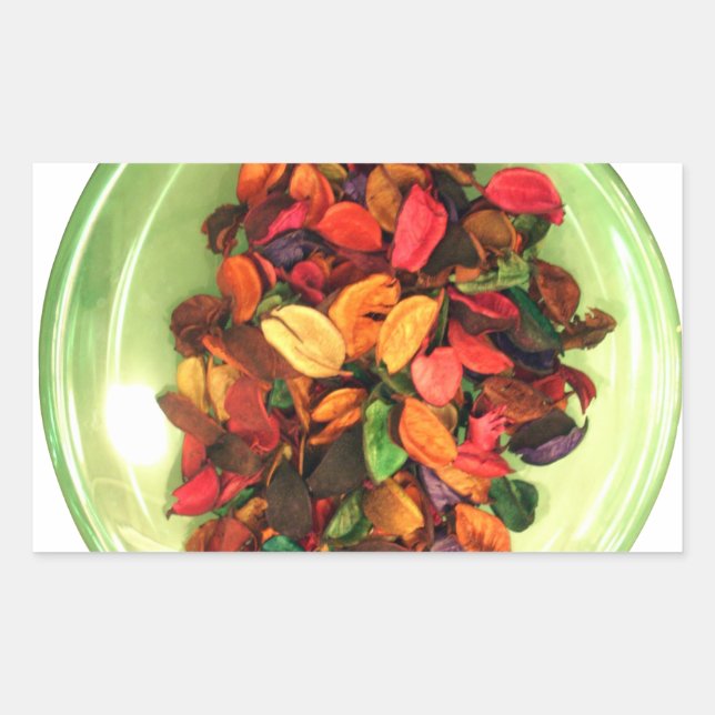 Colourful Potpourri: A Scent-sational Display Rectangular Sticker (Front)