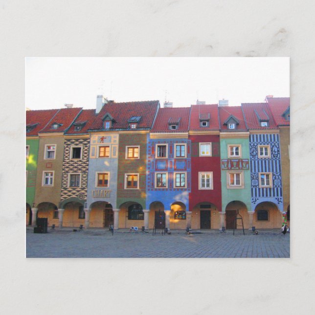 Colourful Poznan Postcard (Front)