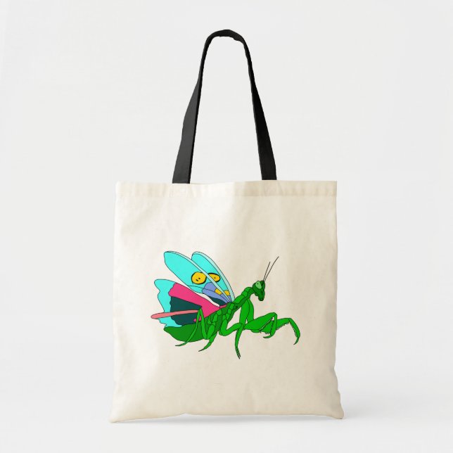Colourful Praying Mantis Tote Bag (Front)