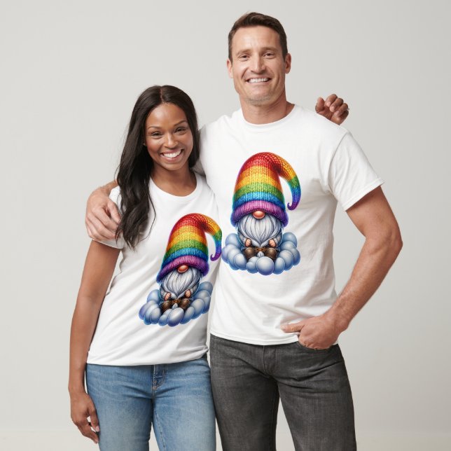 Colourful Pride Gnome T-Shirt (Unisex)