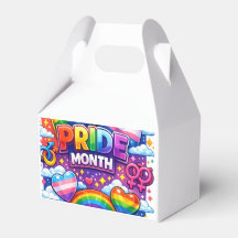 Colourful Pride Month Rainbow and Unicorn Art 