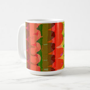 Colourful Primitive Style Expressionism Art Mug