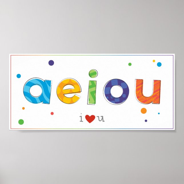 Colourful print for baby, toddlers or kids bedroom (Front)